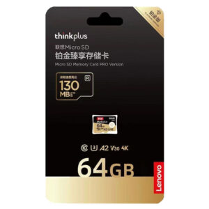 Thẻ Nhớ MicroSDXC Lenovo ThinkPlus Platinum Edition 64GB - Class 10 U3 A2 V30 4K